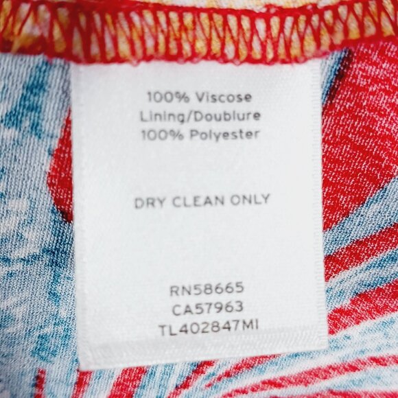 Leith, Red Floral Maxi Dress, Size Small, Short Sleeve, Cottage Core, Vacation, - Picture 15 of 15